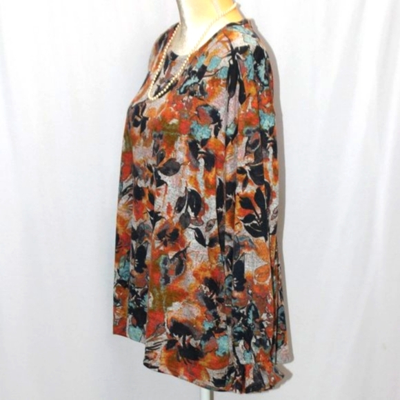 Zac & Rachel Women Long Sleeve Floral Top - Picture 5 of 13